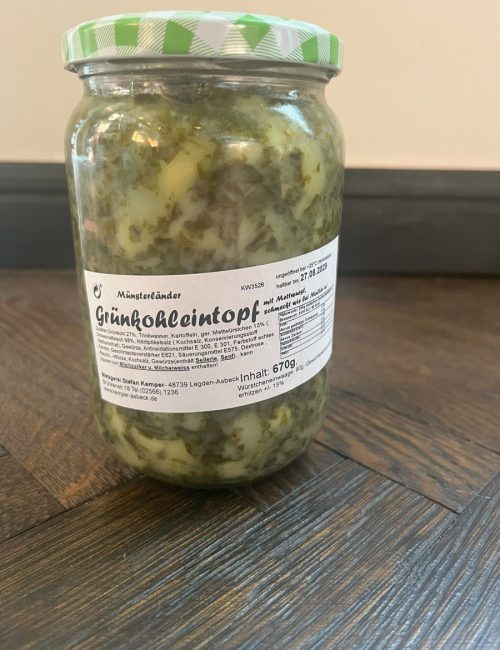 Grünkohleintopf mit Mettwurst