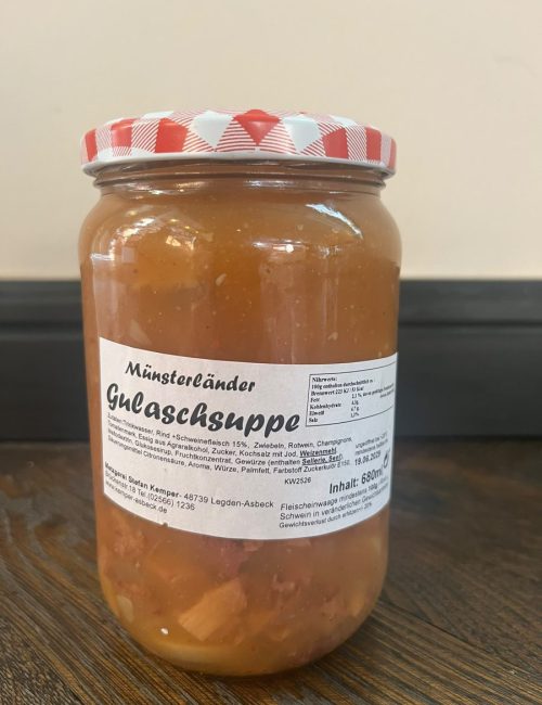 Münsterländer Gulaschsuppe