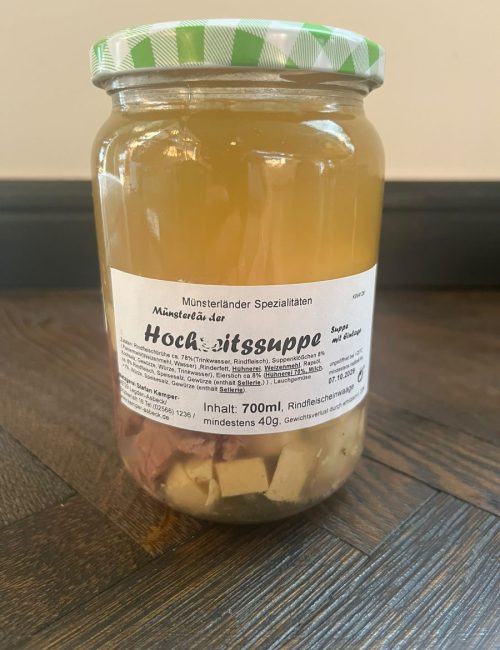 Münsterländer Hochzeitssuppe